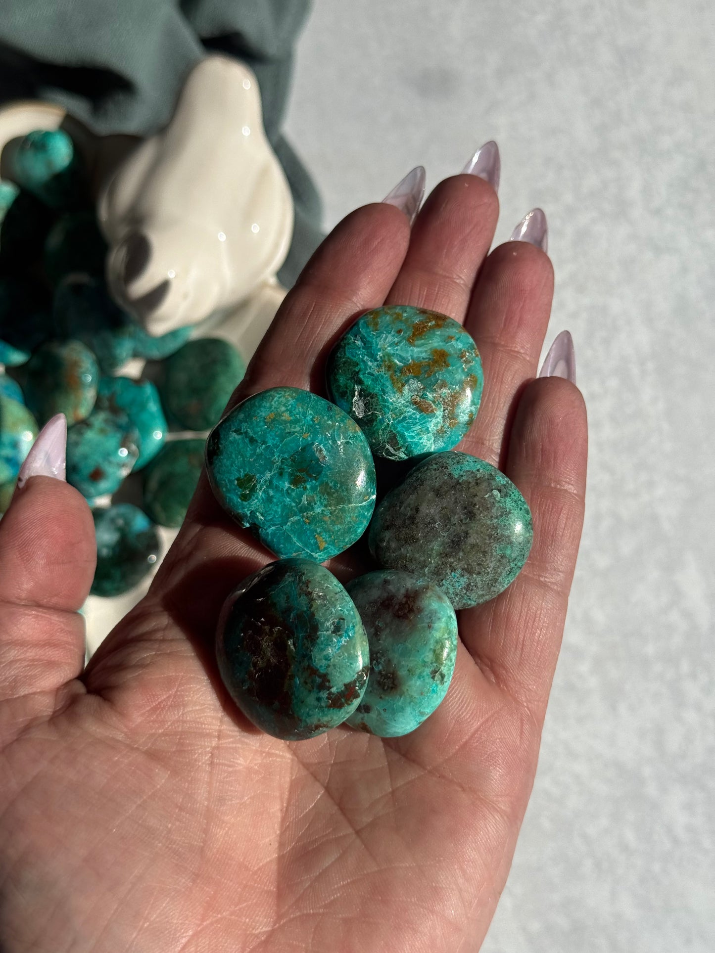 Chrysocolla Mini Palmstone