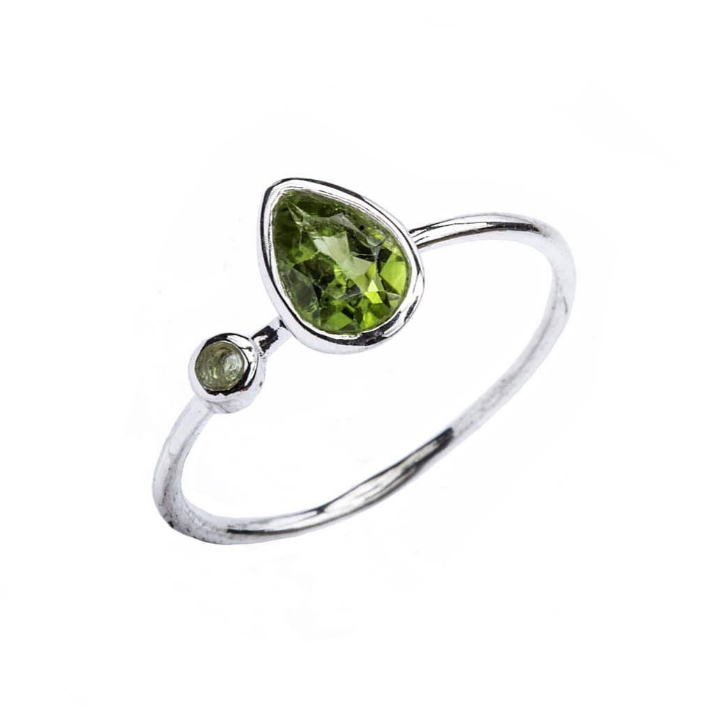 Graziella Peridot Sterling Ring