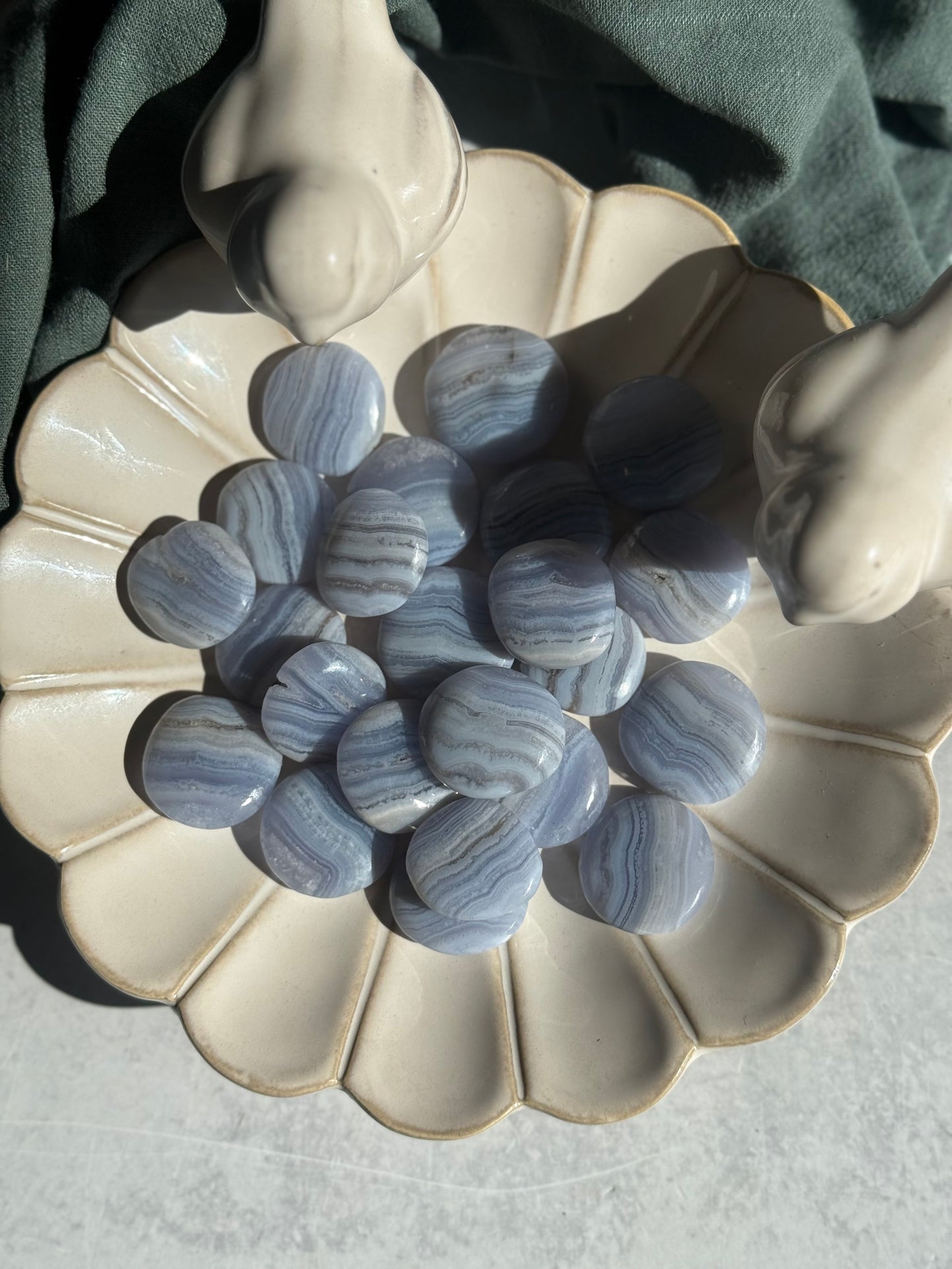 Blue Lace Agate Mini Palmstone