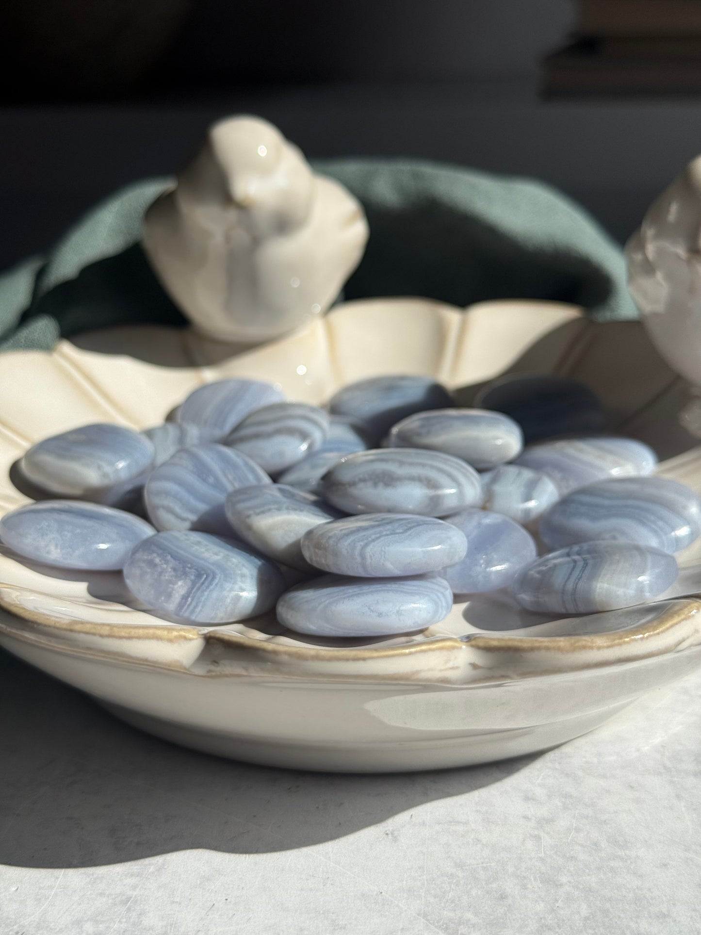 Blue Lace Agate Mini Palmstone