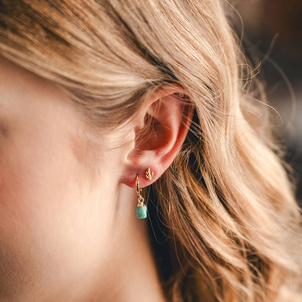 Saguaro Cactus Stud Earrings
