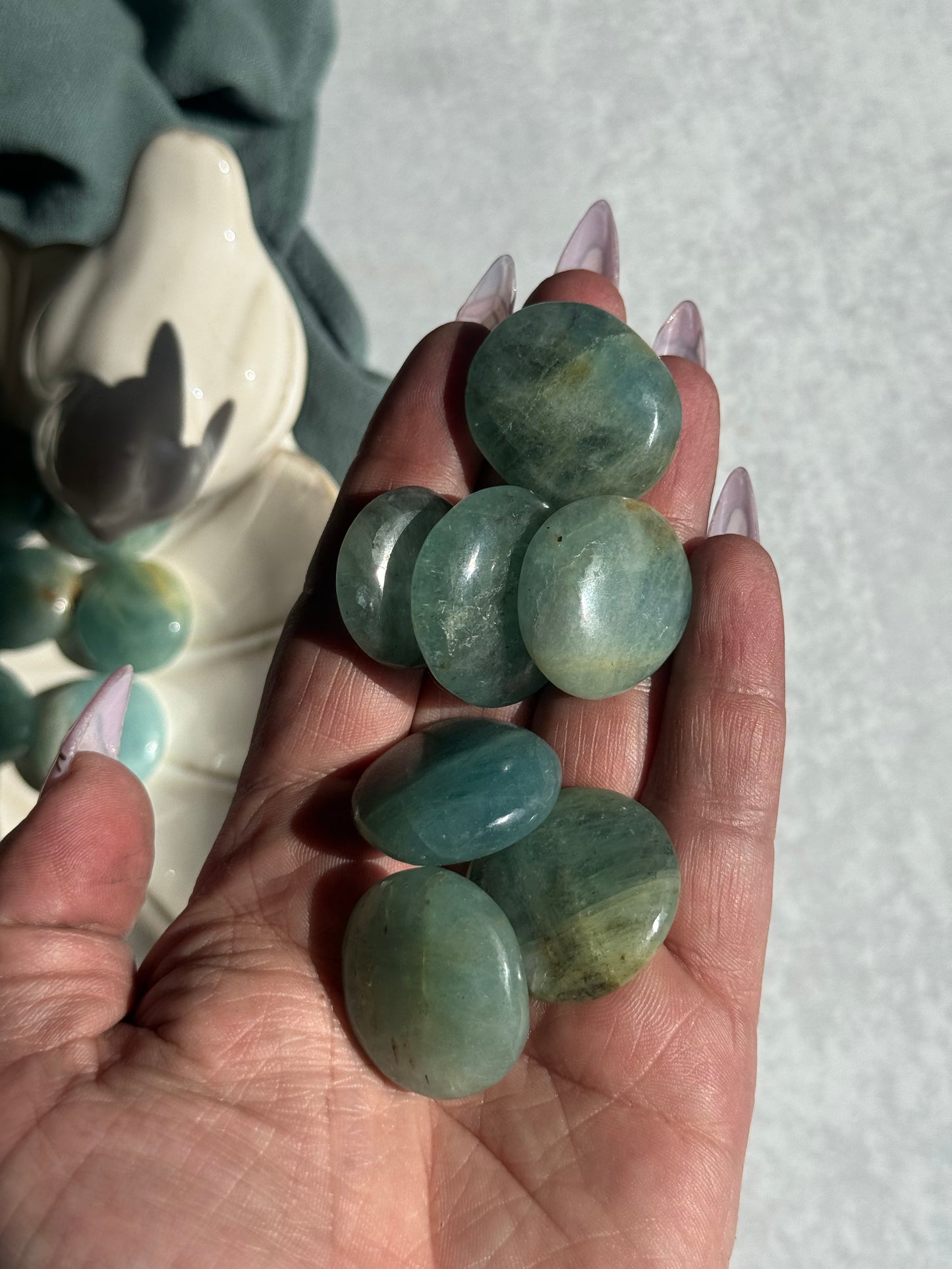 Aquamarine Mini Palmstone
