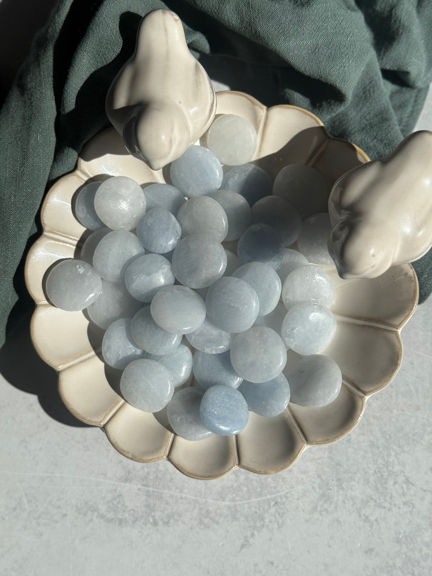 Blue Calcite Mini Palmstone