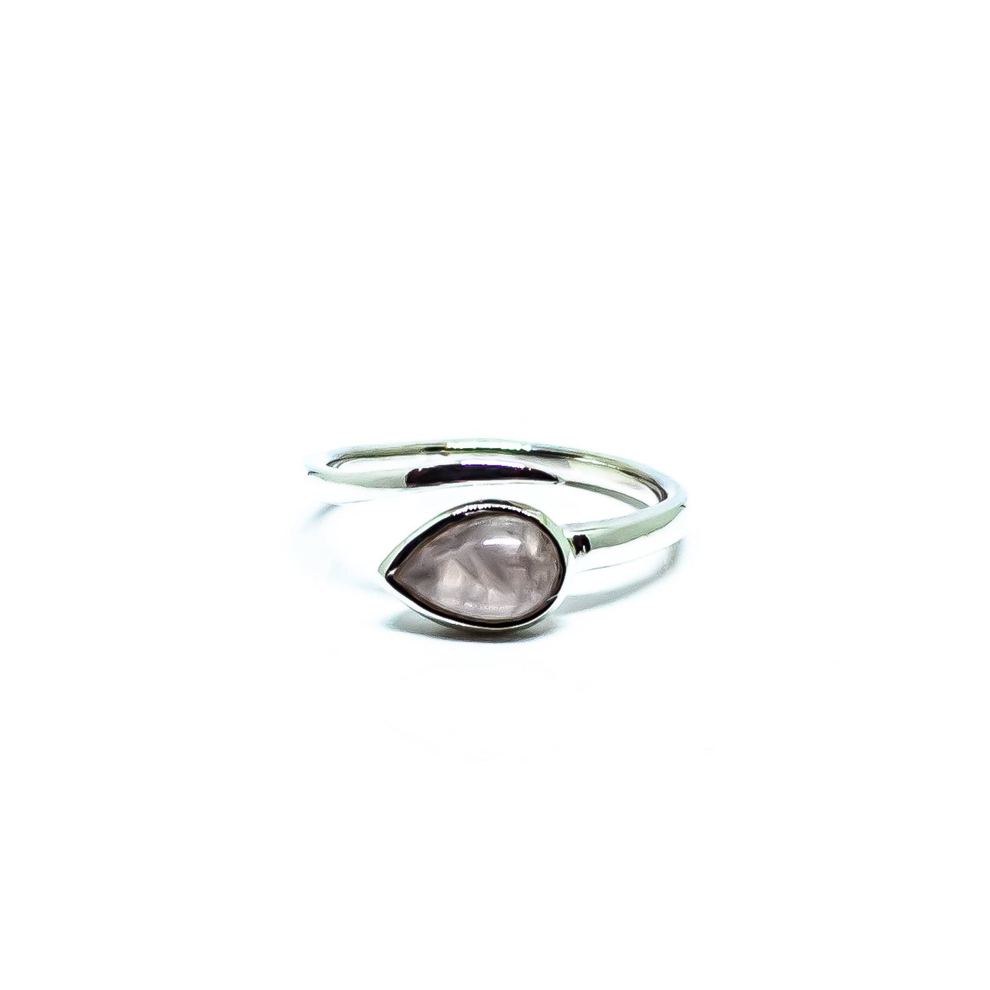 Gemstone Ring Sterling Silver Adjustable