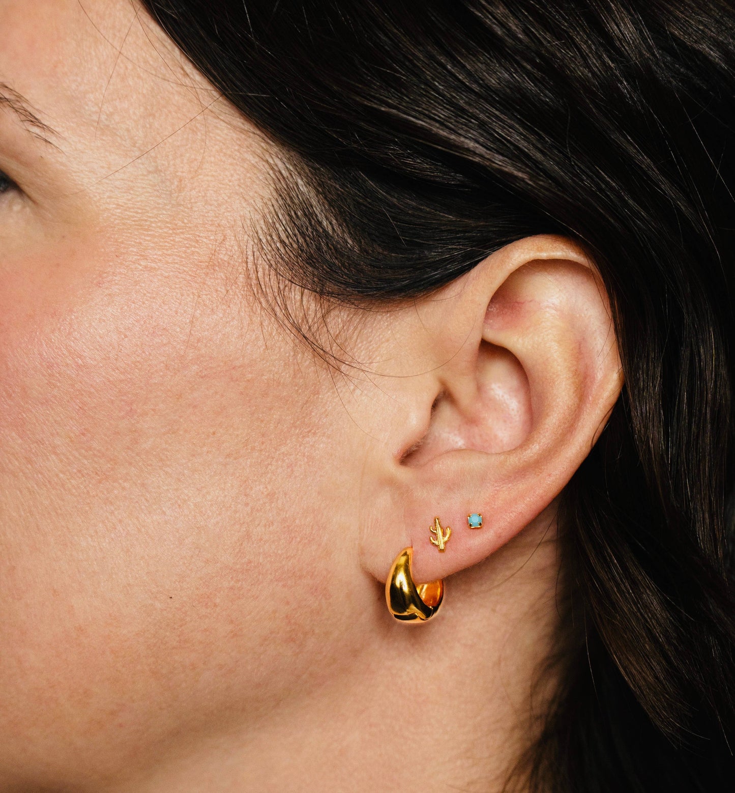 Saguaro Cactus Stud Earrings