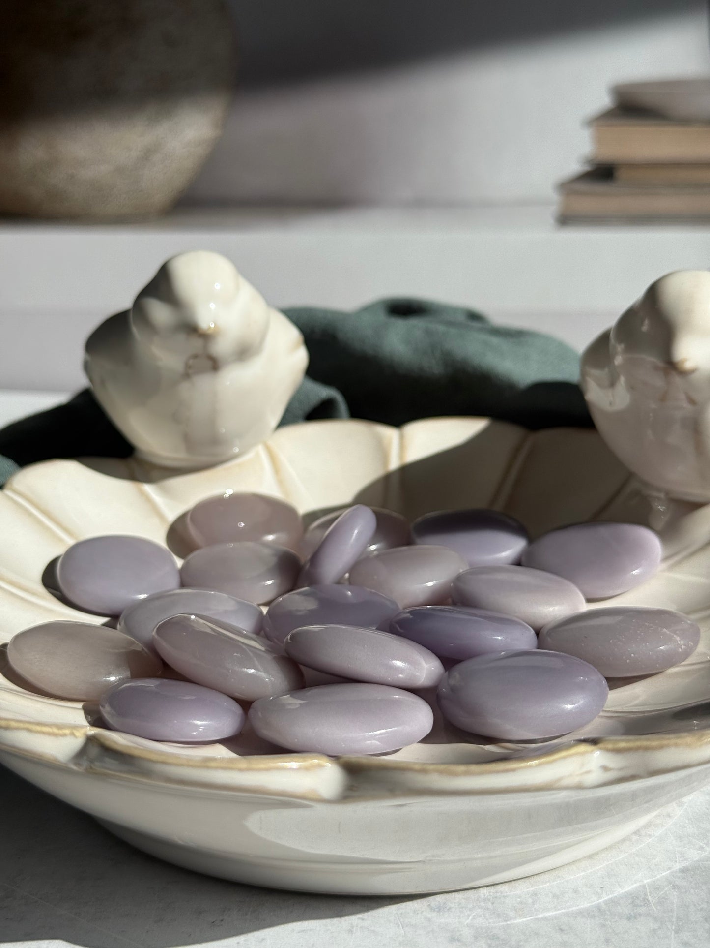 Yitrium (Lavender) Fluorite Mini Palmstone