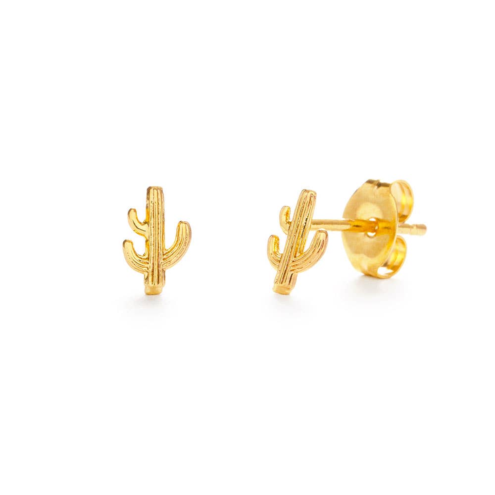 Saguaro Cactus Stud Earrings