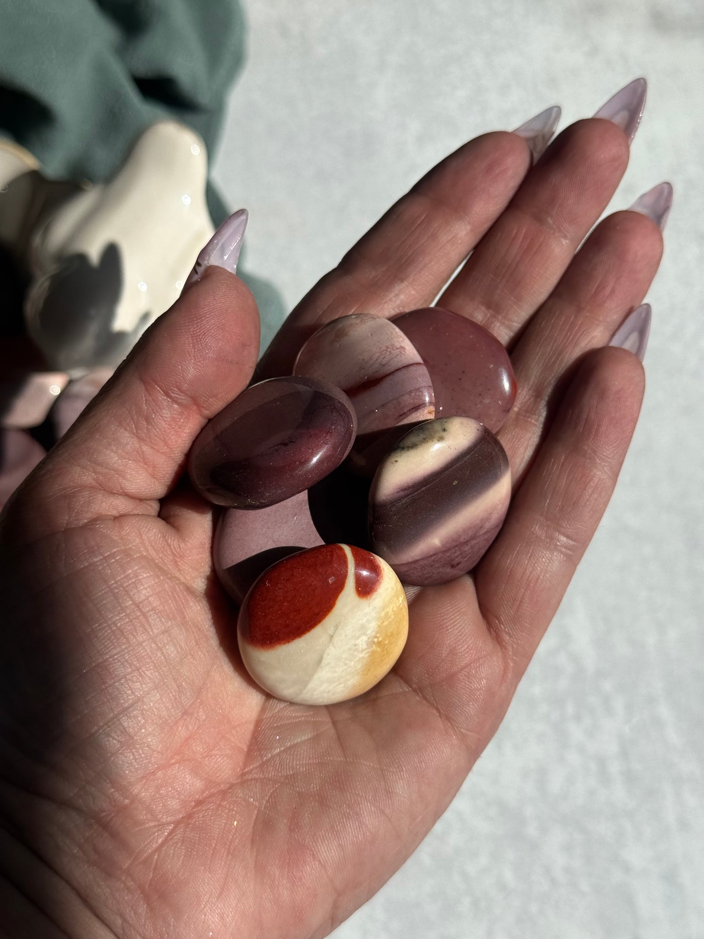 Mookaite Jasper Mini Palmstone