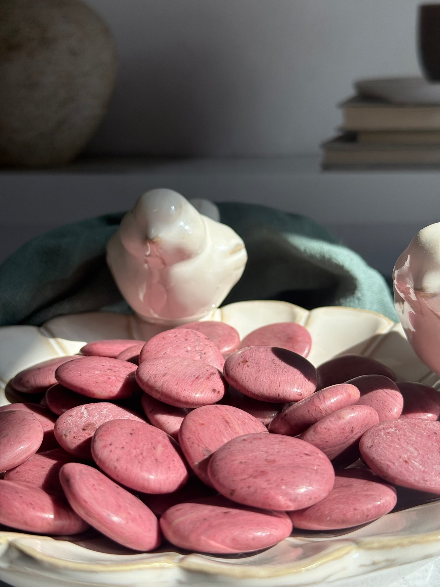 Pink Petrified Wood Mini Palmstone
