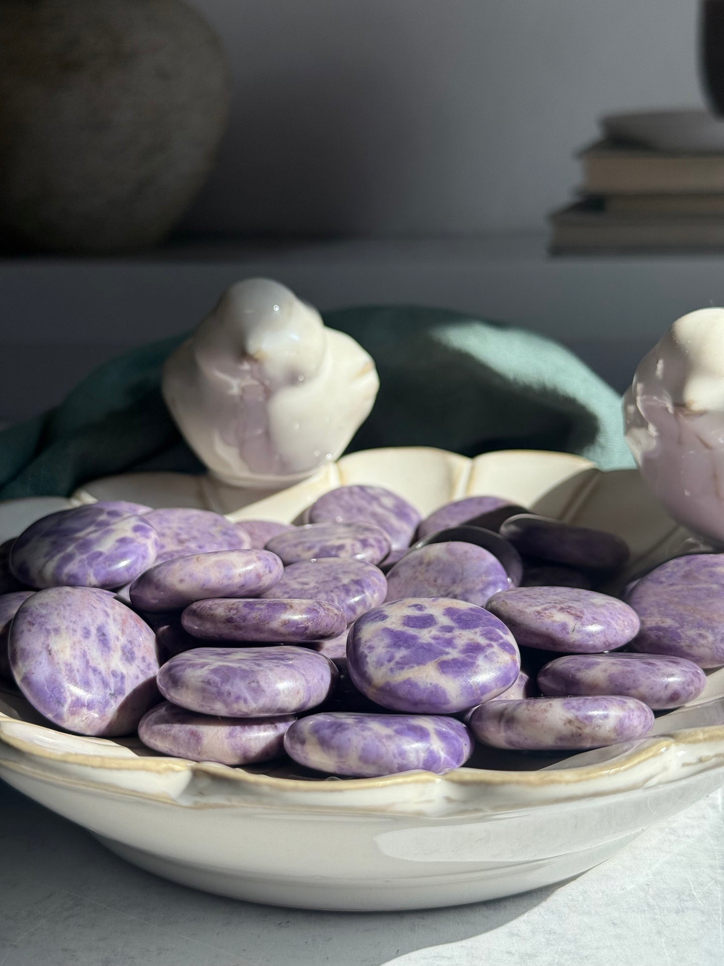 Purple Jade Mini Palmstone