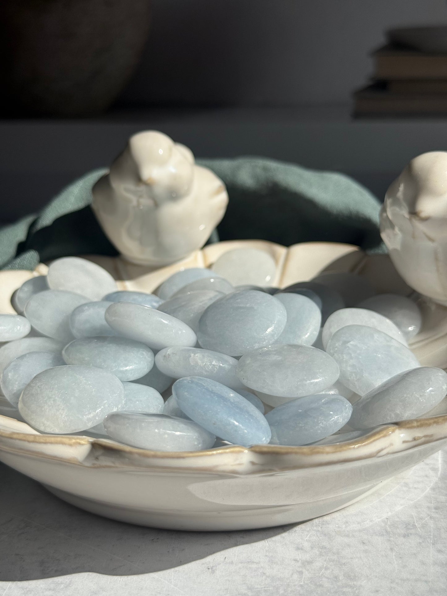 Blue Calcite Mini Palmstone