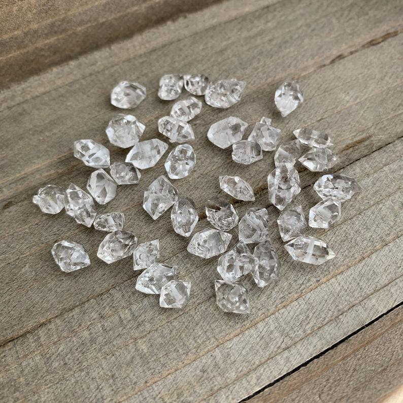 Herkimer Diamond Bar Necklace