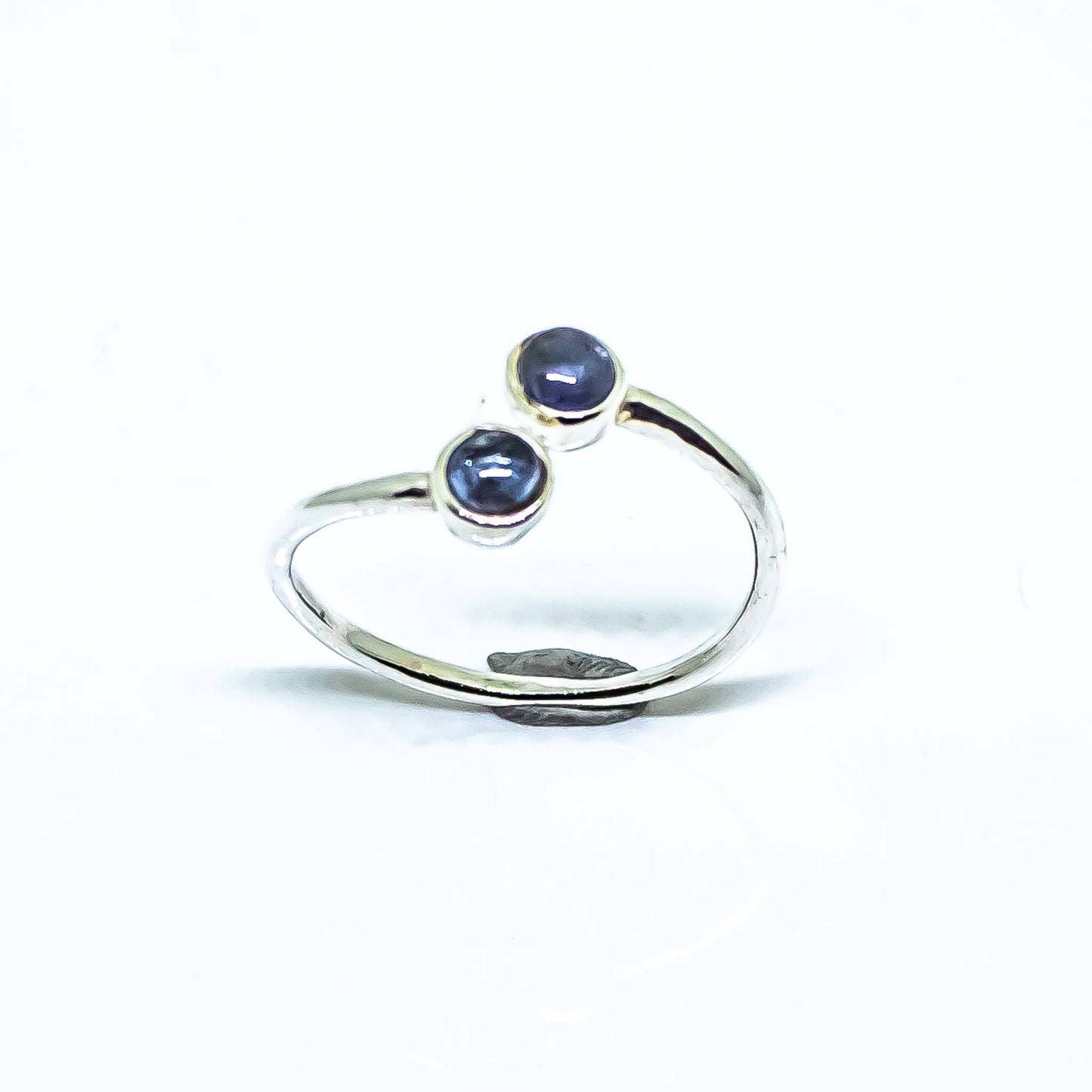 Tanzanite Gemstone Adjustable Ring Sterling Silver 925