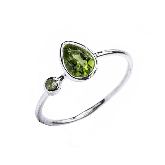 Graziella Peridot Sterling Ring