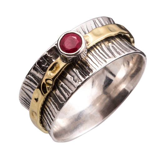 Alms Ruby Spinner Ring