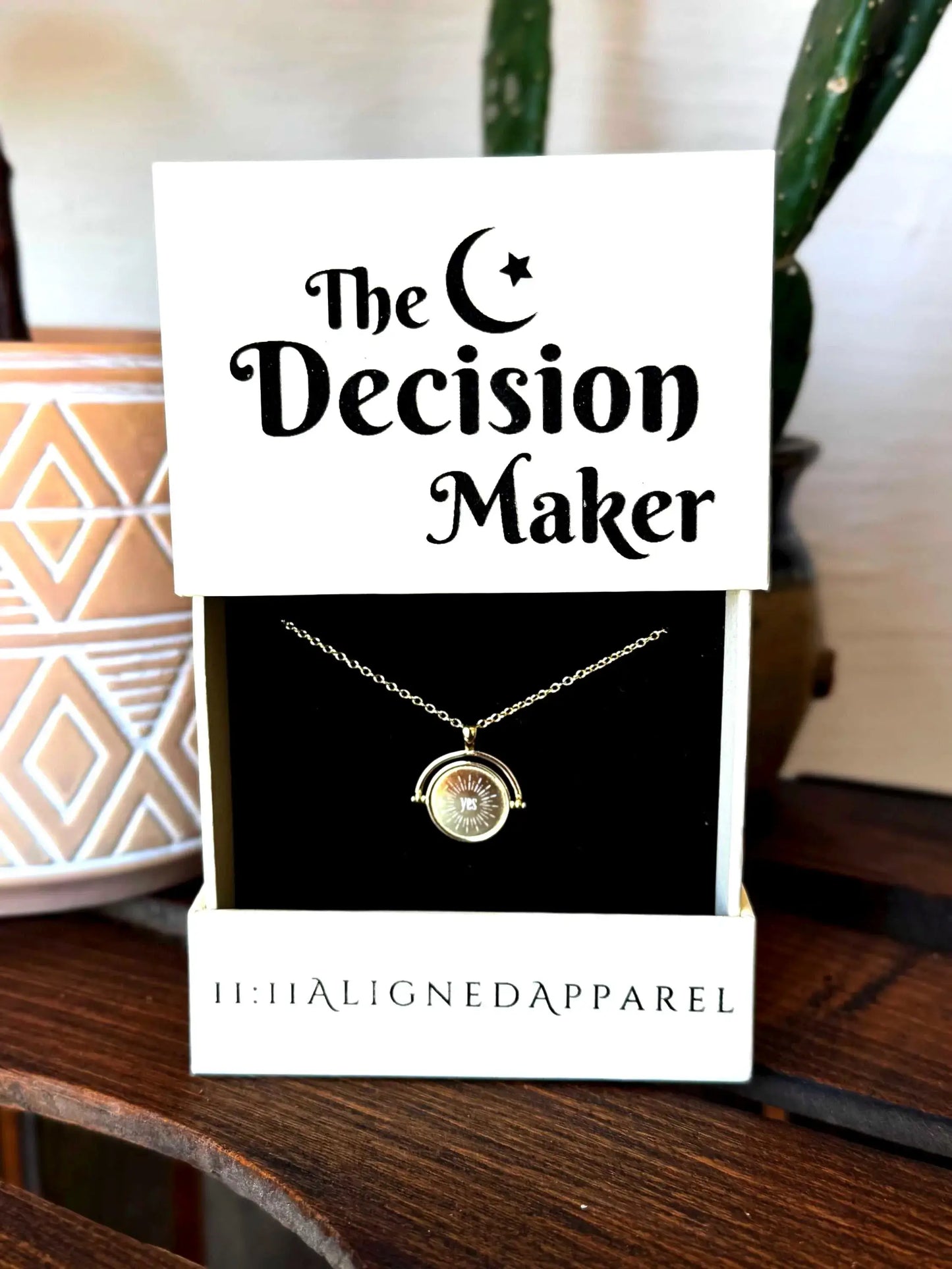The Decision Maker Necklace: Custom Display Box