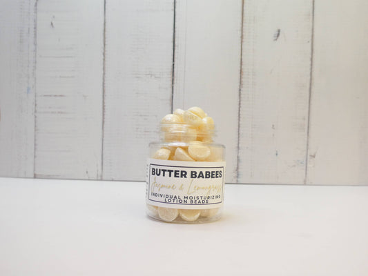 GERANIUM GLOW BODY BUTTER handmade natural lotion beads
