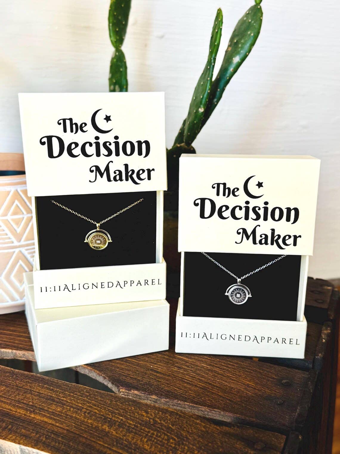 The Decision Maker Necklace: Custom Display Box