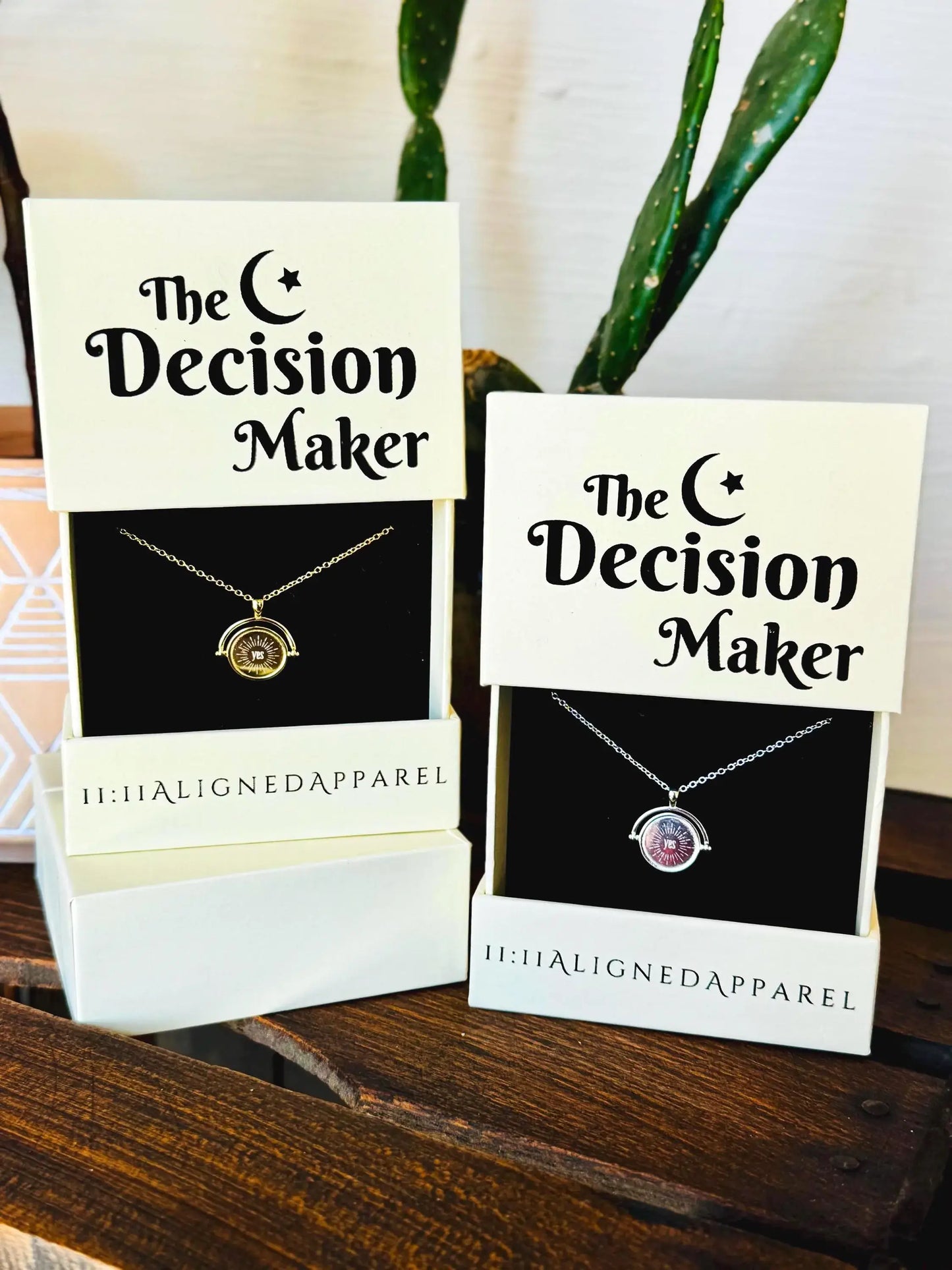 The Decision Maker Necklace: Custom Display Box