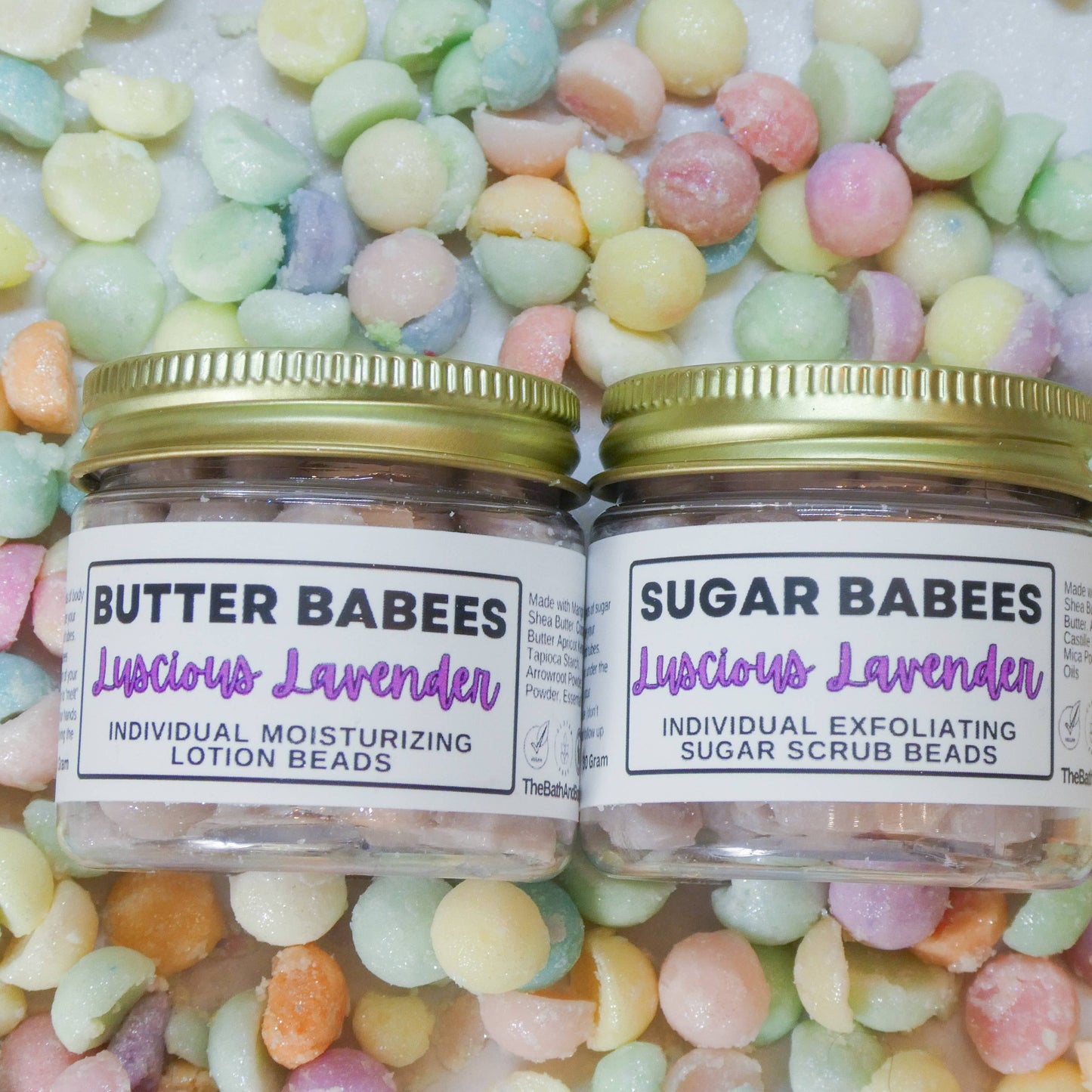 LUSCIOUS LAVENDER Solid Shea Butter handmade natural lotion