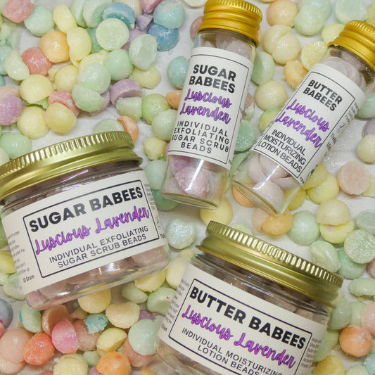 LUSCIOUS LAVENDER Solid Shea Butter handmade natural lotion