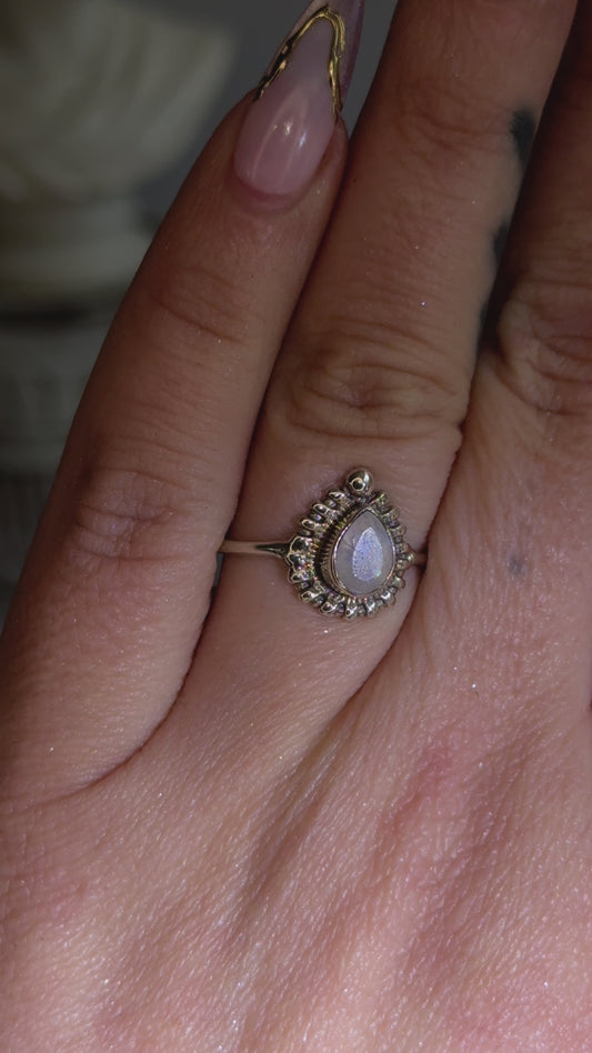 Moonstone Sterling Silver Ring