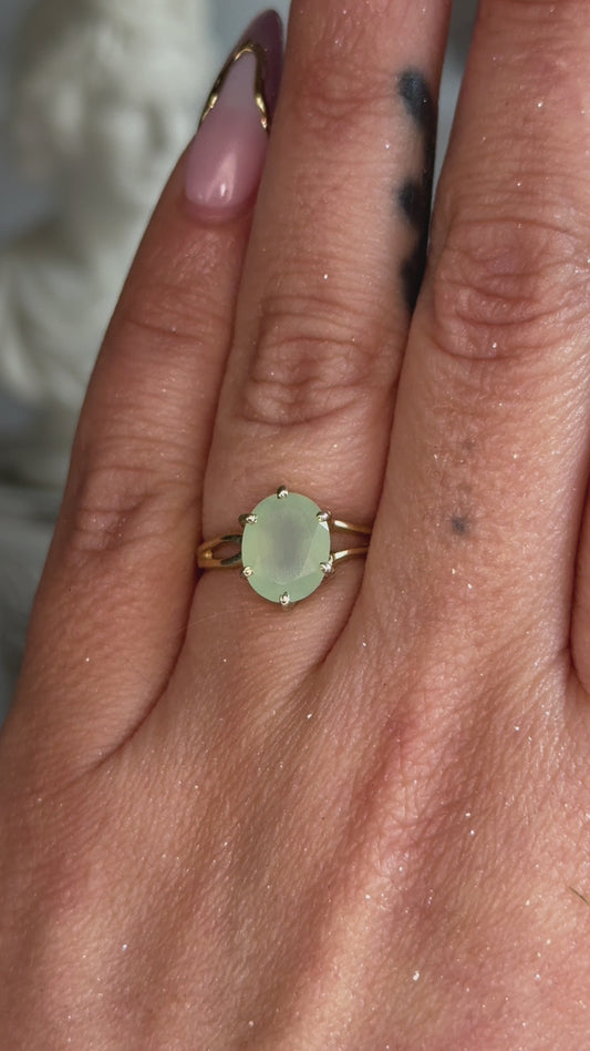 Blue Chalcedony Ring