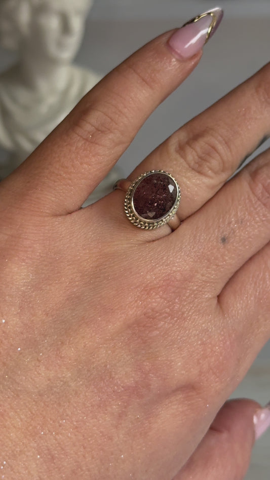Lepidocrocite Sterling 925 Ring