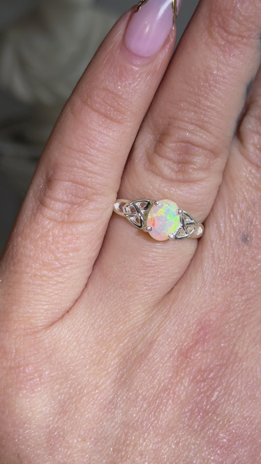 Ethiopian Opal Sterling 925 Ring