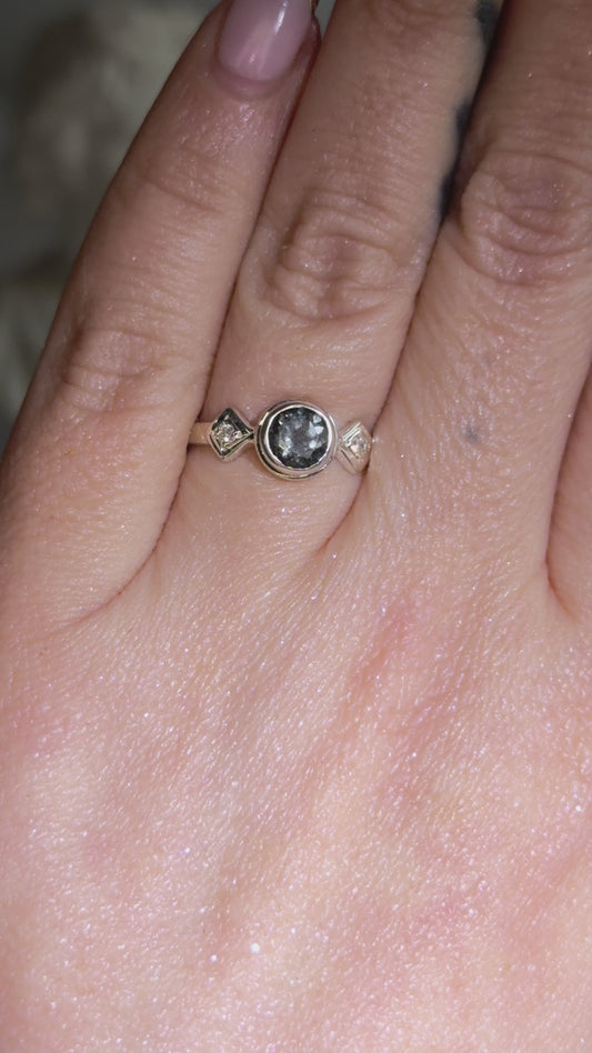 Indocolite Tourmaline Sterling Silver Ring